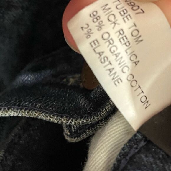 Nudie Jeans TUBE TOM Mick Replica Organic Distressed Jeans Unisex ITALY 28x32 - Picture 5 of 11